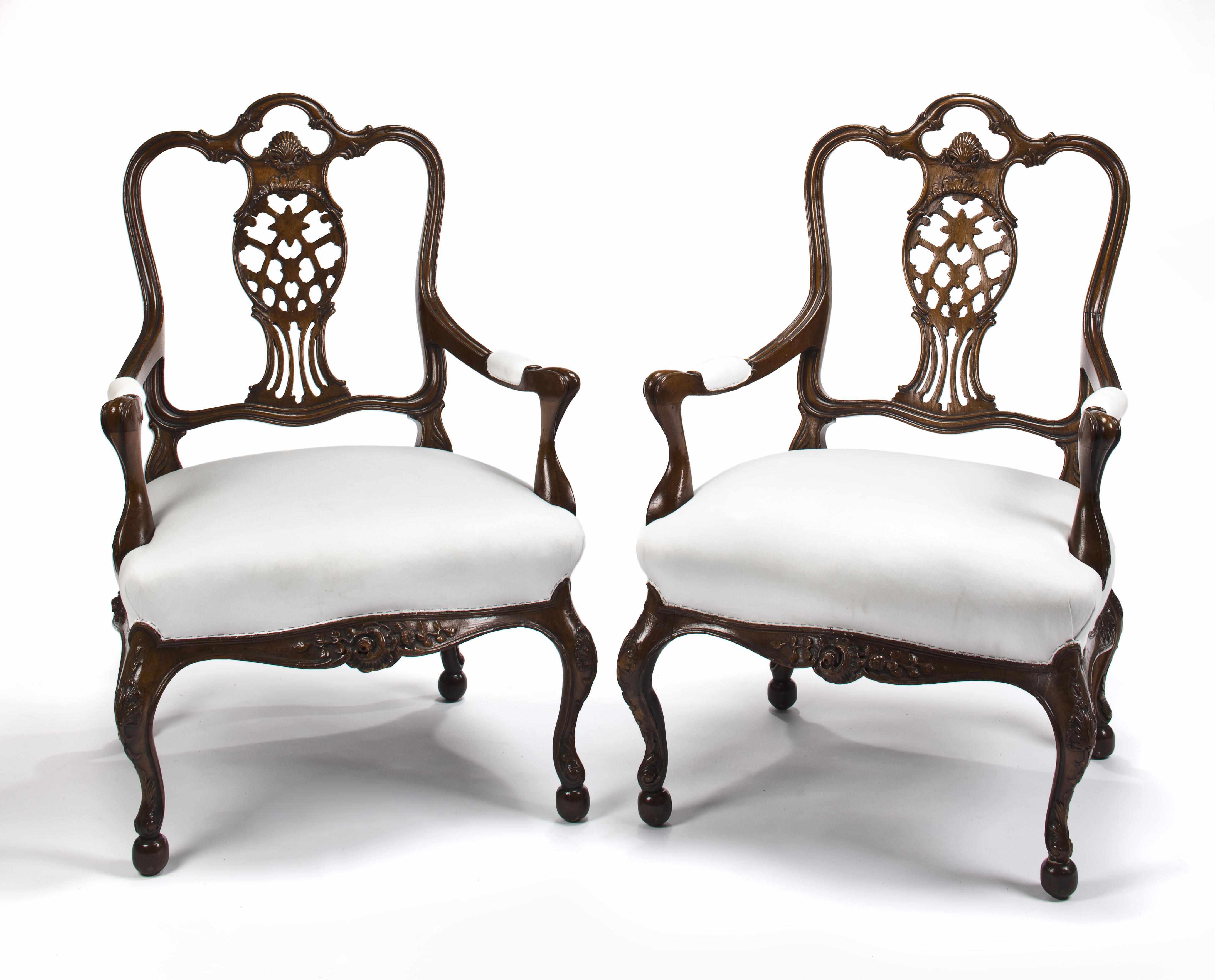 Appraisal: Property of various owners A pair of George III style