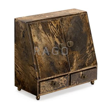 Appraisal: ALDO TURA Desk caddy Condition Report