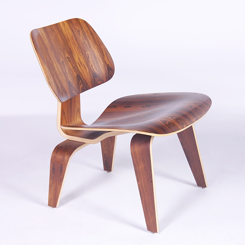 Appraisal: CHARLES EAMES HERMAN MILLER Special-edition LCW in rosewood Metal tag