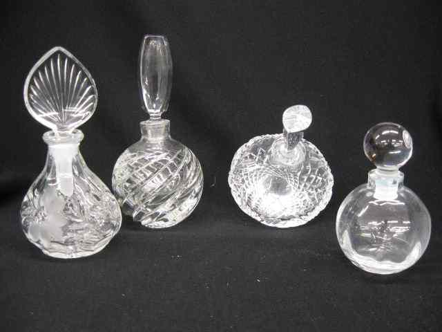 Appraisal: Cut Crystal Perfume Bottles tallest '' excellent