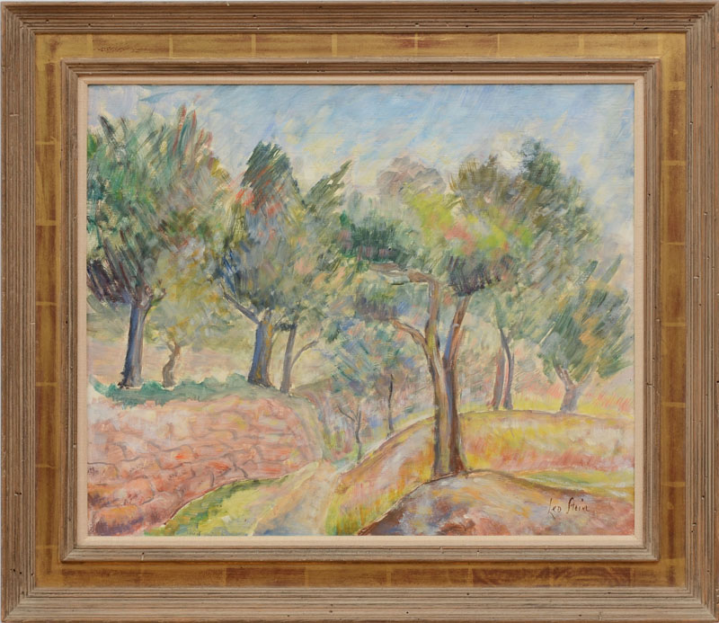 Appraisal: LEO STEIN - LANDSCAPE Oil on board signed 'Leo Stein'