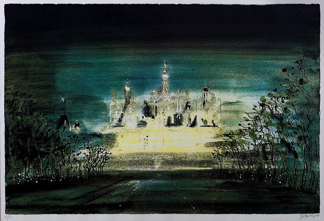 Appraisal: John Piper British - Chambord Levinson signed and numbered in