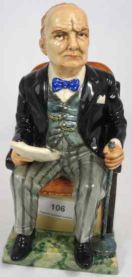 Appraisal: Kevin Francis Toby Jug Winston Churchill The Great Statesman Limited