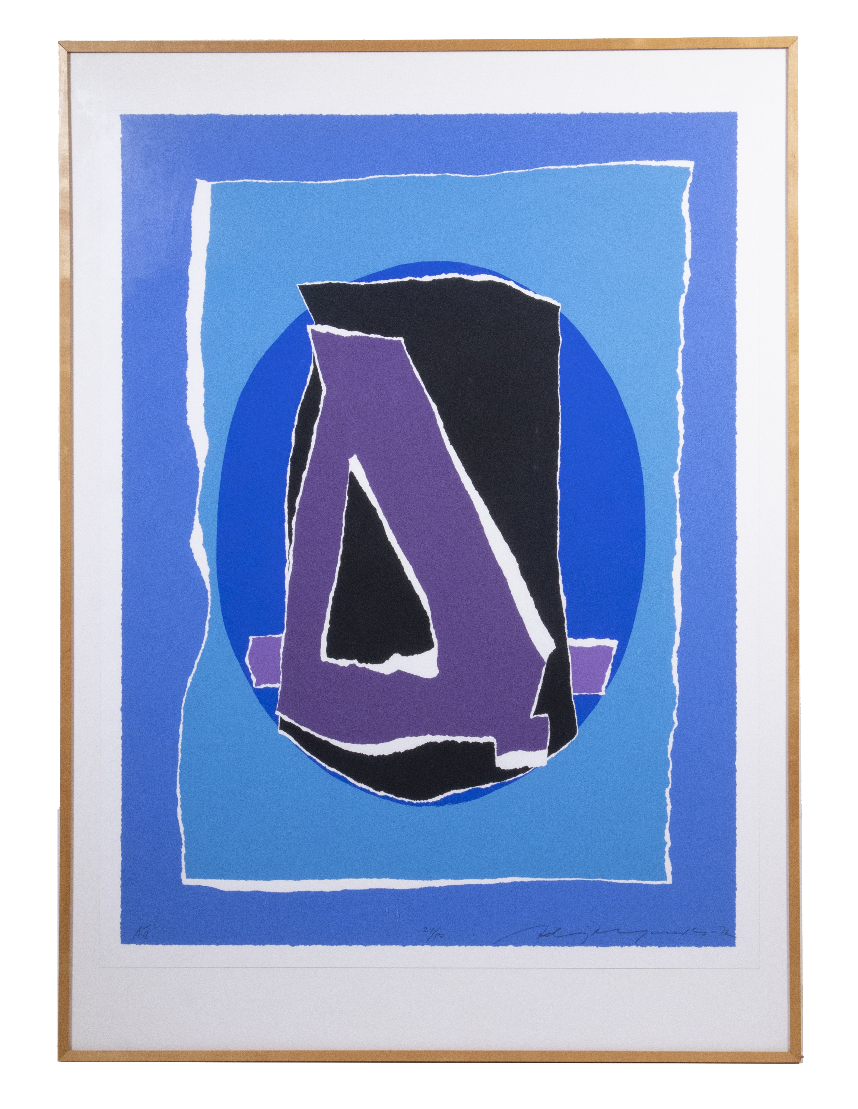 Appraisal: ADJA YUNKERS NY SWEDEN - A II serigraph on paper