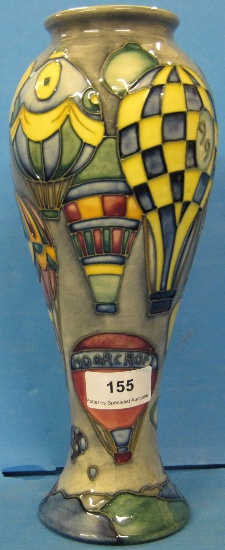 Appraisal: Moorcroft Vase decorated with Hot Air Balloons dated height cm