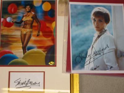 Appraisal: An autographed photograph of Julie Andrews x and a photograph