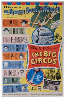 Appraisal: Group of Five Vintage Circus Movie Posters Including The Big