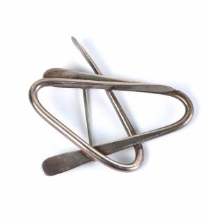 Appraisal: Art Smith Sterling Abstract Brooch Art Smith sterling abstract brooch