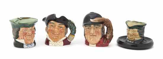 Appraisal: Four Royal Doulton Ceramic Character Articles comprising two Parson Brown