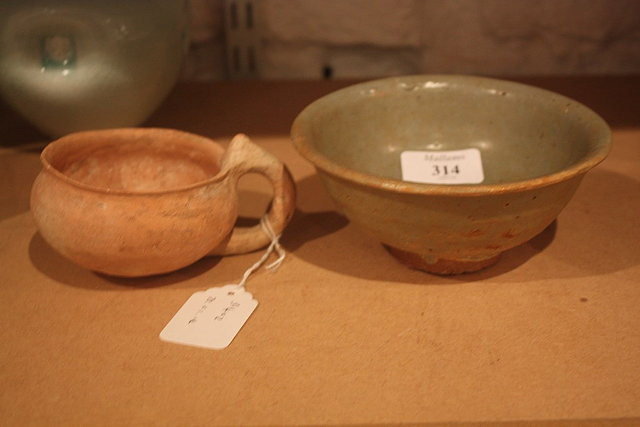 Appraisal: A PROVINCIAL MING TH CENTURY BOWL cm across and an