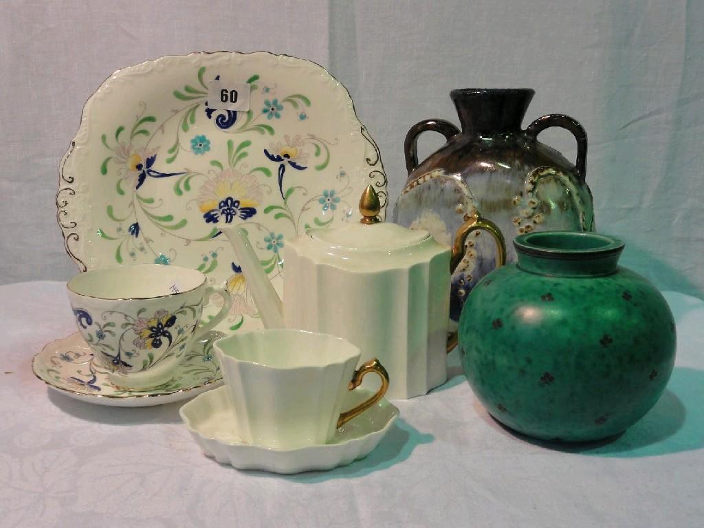 Appraisal: A collection of ceramics including a Coalport six place tea