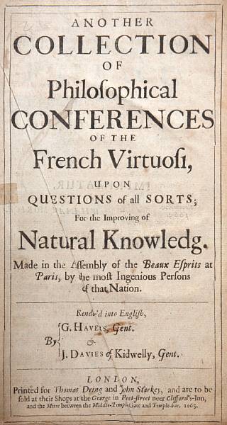 Appraisal: Renaudot Eusebius the Elder Another Collection of Philosophical Conferences of