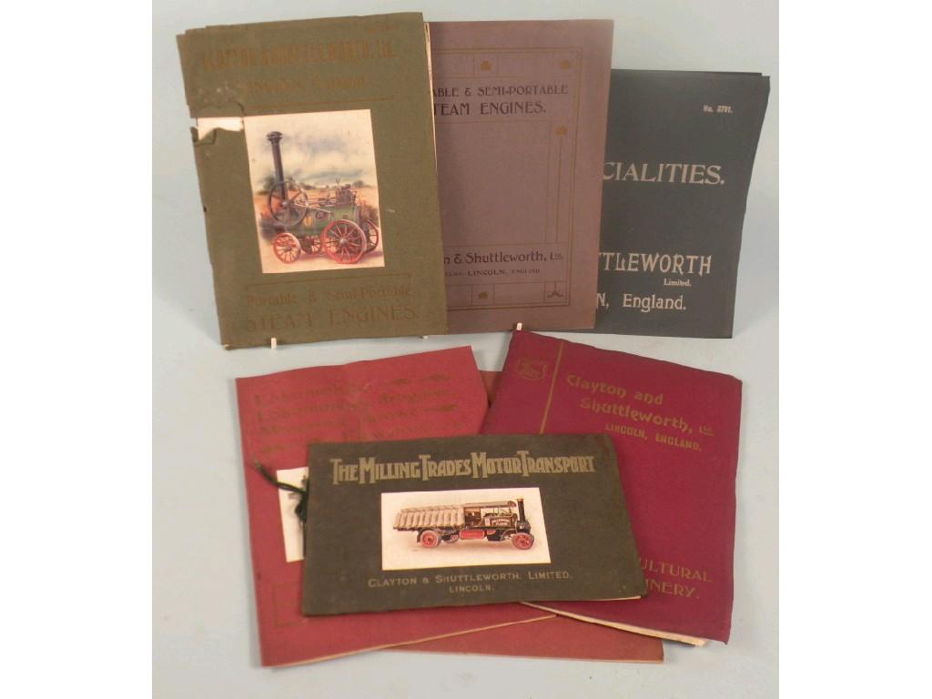 Appraisal: Clayton and Shuttleworth Ltd of Lincoln catalogue entitled Specialities another