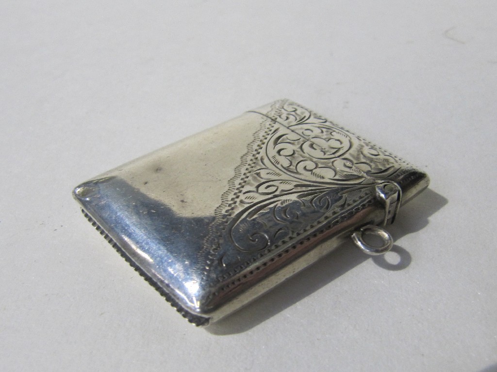 Appraisal: Silver vesta Birmingham