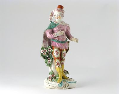 Appraisal: Theatrical interest a rare Derby figure of David Garrick as