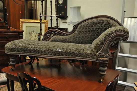 Appraisal: A VICTORIAN CEDAR CHAISE LOUNGE