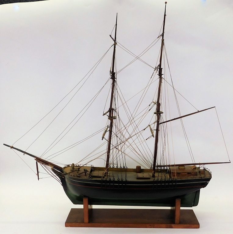 Appraisal: American Maritime Colonial Sailing Ship Model United States th Century