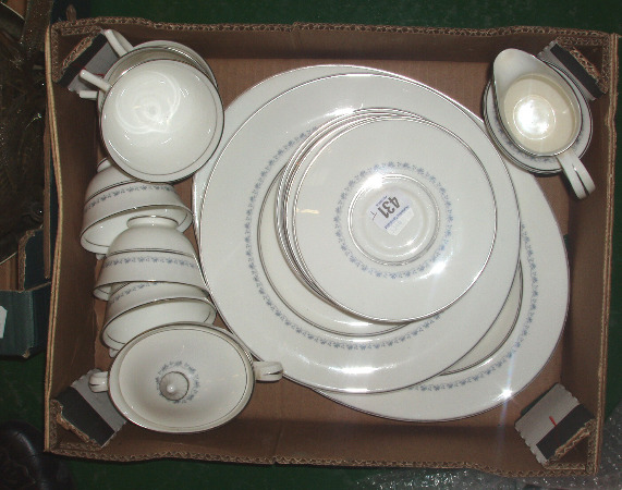 Appraisal: Tiara Dinner Service To Include Large Oval Platter Dinner Plate