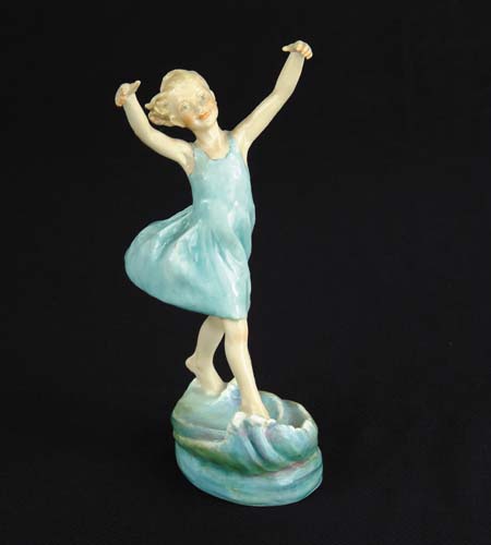 Appraisal: ROYAL WORCESTER FIGURINE DANCING WAVES Model by F G Doughty