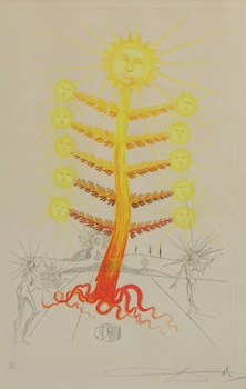 Appraisal: Image By Salvador Dali Spanish - Soleil Helianthus Solifer from