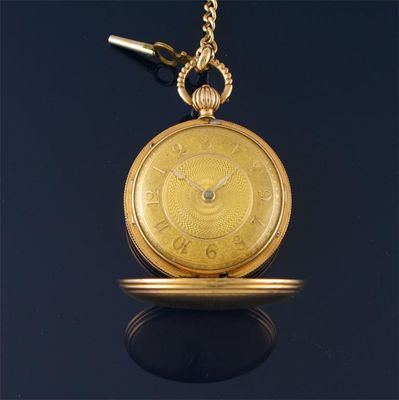 Appraisal: A George III ct gold hunting pocket watch by George