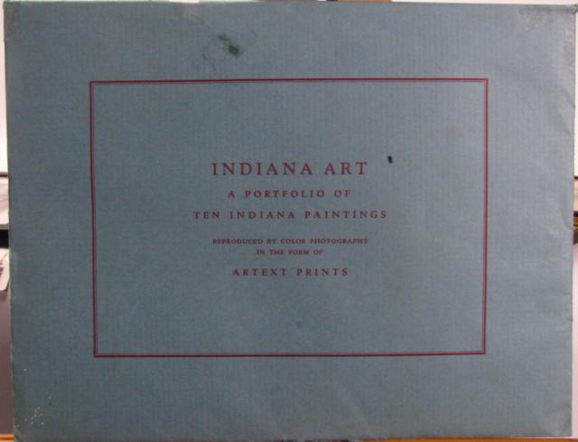 Appraisal: 'Indiana Art A Portfolio of Ten Indiana Paintings'' Reproduced by