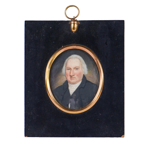 Appraisal: British School early th c - Portrait Miniature of John