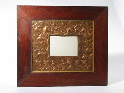 Appraisal: An Arts and Crafts copper picture frame stamped in low