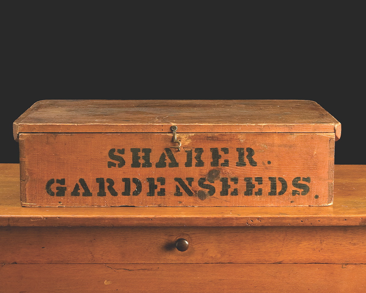 Appraisal: SHAKER SEED BOX CANTERBURY NEW HAMPSHIRE CIRCA This scarce example