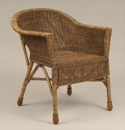 Appraisal: Rattan Armchair x in