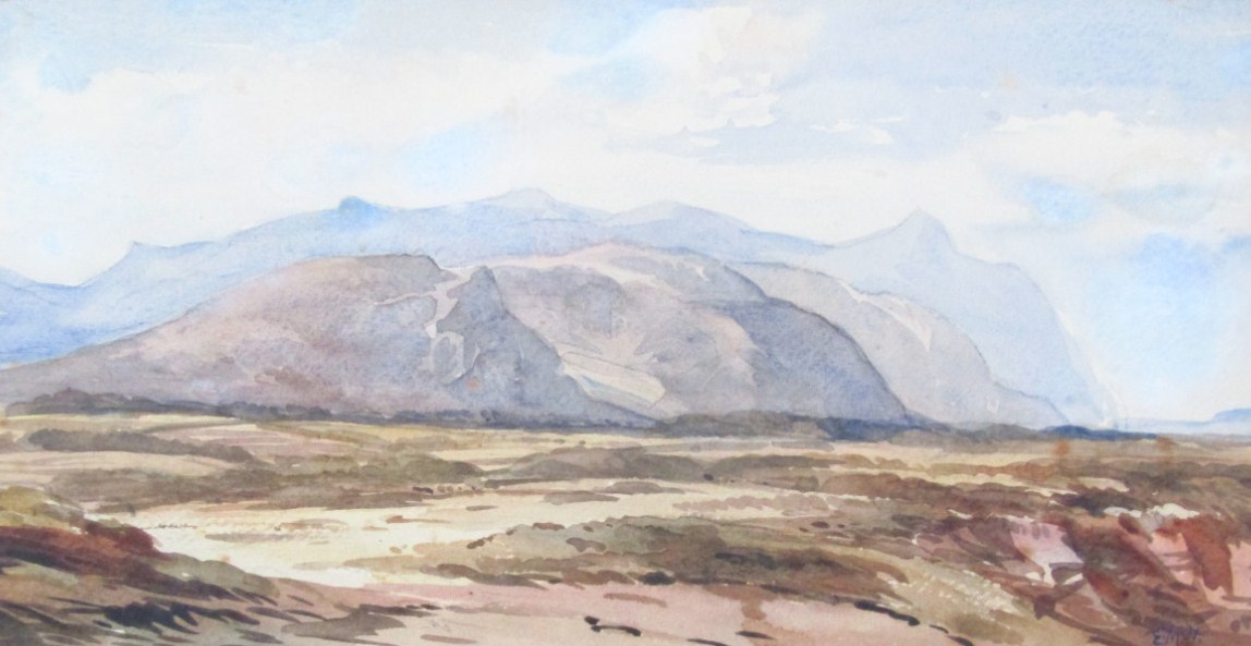 Appraisal: Edmund Morrison Whimperis - Llandudno watercolour monogrammed cm x cm