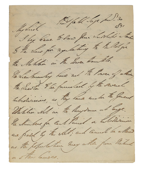 Appraisal: WELLINGTON ARTHUR WELLESLEY ST DUKE Autograph Letter Signed Wellington to