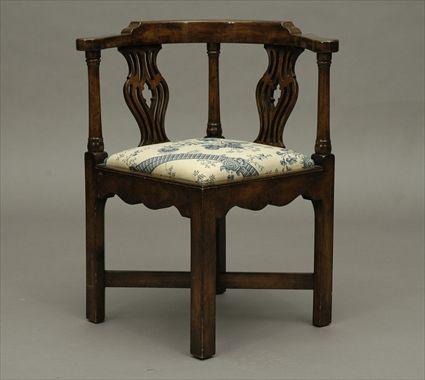 Appraisal: George III-Style Child's Corner Chair