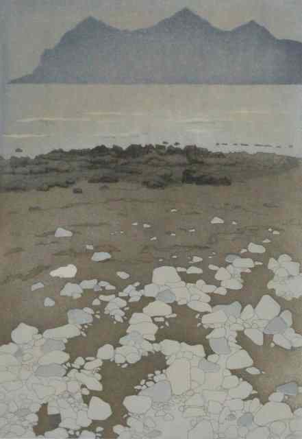 Appraisal: Tessa Beaver born Pebble Shoresigned limited edition aquatint cm x