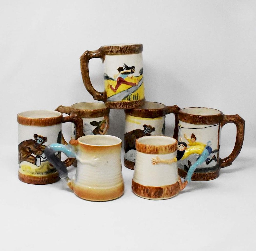 Appraisal: Paul Webb Mountain Boys handled mugs handled mugs by Imperial