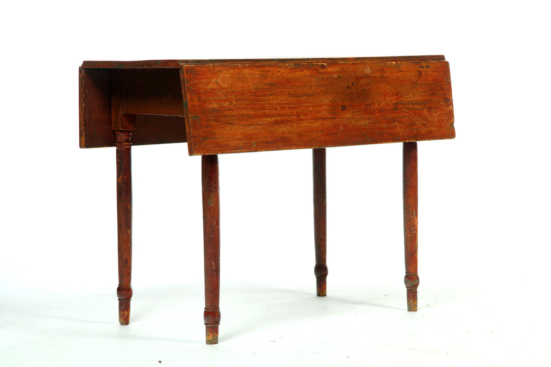 Appraisal: SHERATON DROP LEAF TABLE America nd quarter- th century pine