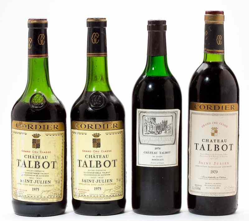 Appraisal: Chateau Talbot total bottlesVintage St Julien hs Vintage St Julien