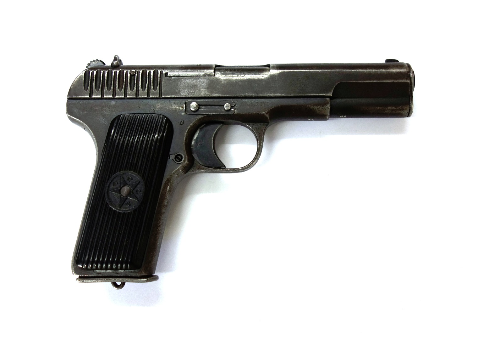 Appraisal: A mm Russian Tokarev TT semi-automatic pistol with an cm