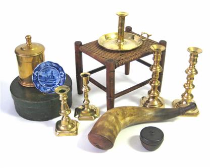 Appraisal: Group of household and personal accessories th century