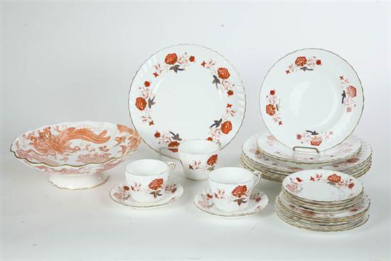 Appraisal: TWENTY TWO PIECES CHINA All Royal Crown Derby Twenty-one piece