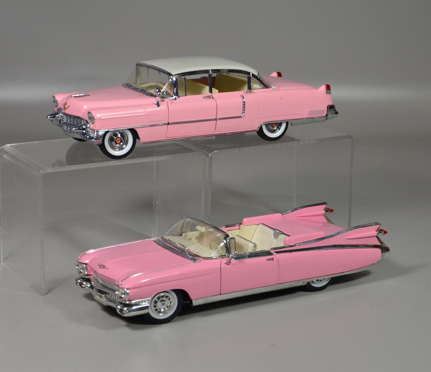 Appraisal: Scale Model Pink Cadillac model cars Maisto Cadillac Ed Dorado