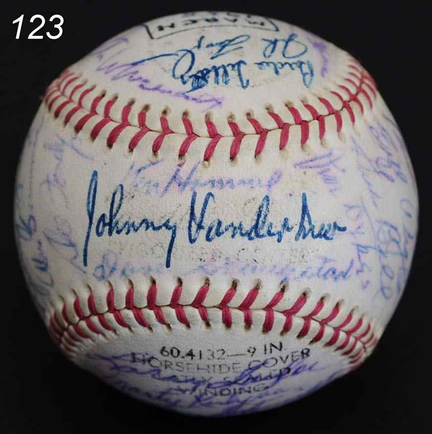 Appraisal: Cincinatti Reds Signed Ball including Johnny Vander Meer Frank Robinson