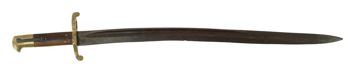 Appraisal: CONFEDERATE BAYONET - blade full firm marked Thomas Griswold New