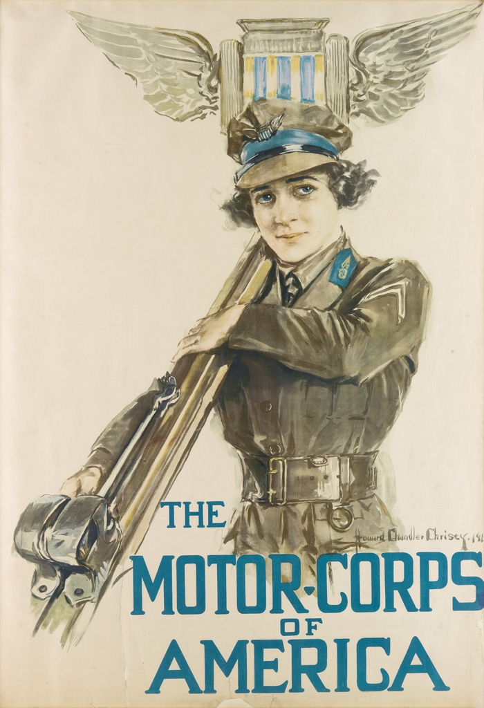 Appraisal: HOWARD CHANDLER CHRISTY - THE MOTOR - CORPS OF AMERICA