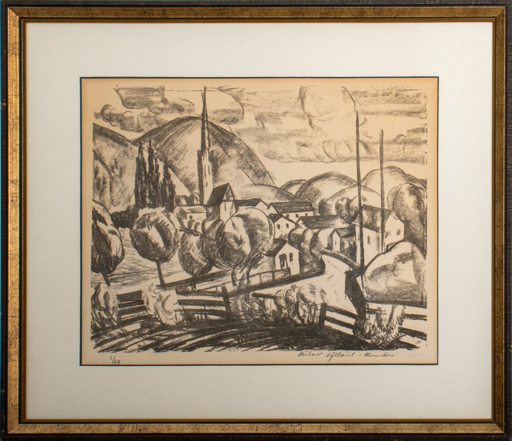 Appraisal: VACLAV VYTLACIL MUNCHEN LITHOGRAPH Vaclav Vytlacil American - Munchen lithograph