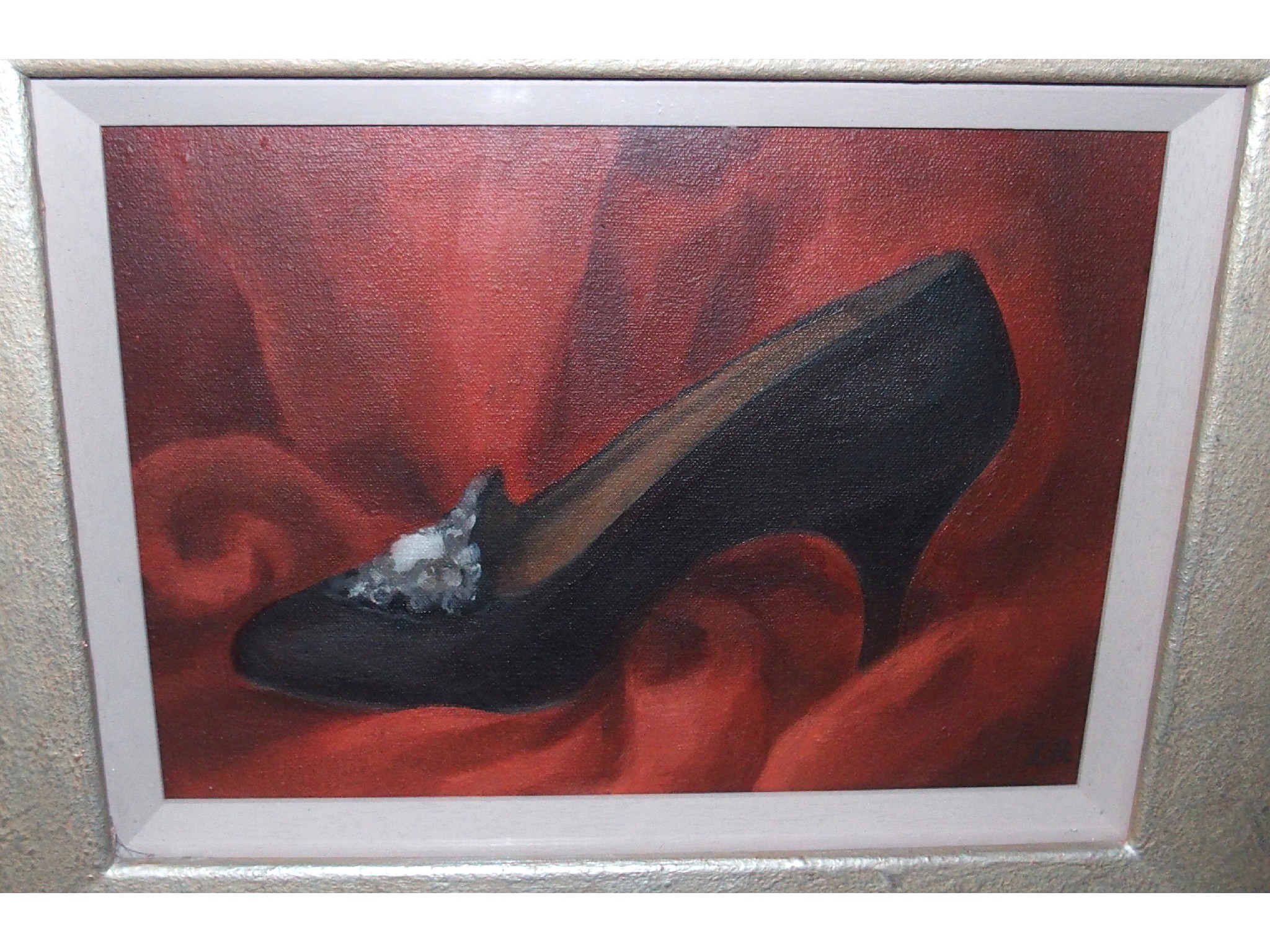 Appraisal: LUISA RAMAZZOTTI Not Quite Cinderella signed oil on canvas