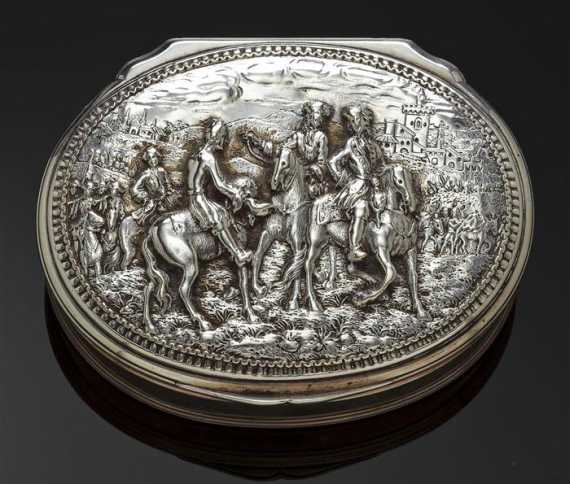 Appraisal: SNUFF BOX Augsburg - Maker's mark Andreas Schneider and Austrian