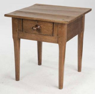 Appraisal: Country Work Table with One Drawer one drawer table various