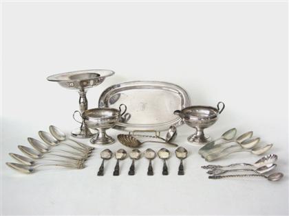 Appraisal: Miscellaneous silver flatware th century