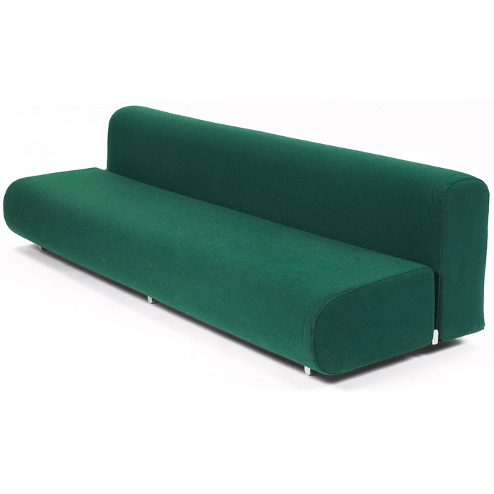 Appraisal: Kazuhide Takahama Suzanne sofa by Knoll upholstered slab seat and